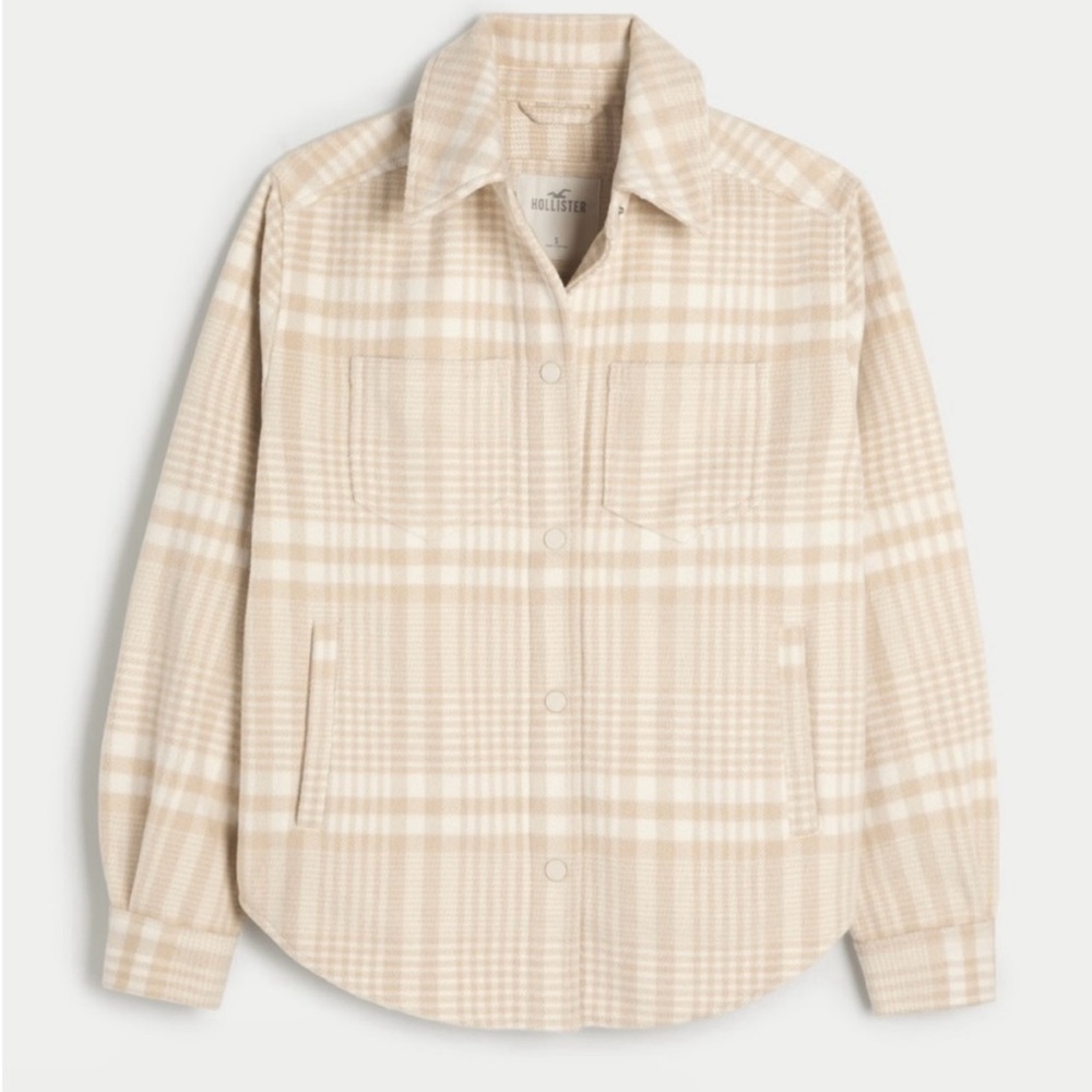Women’s Hollister Fleece Flannel Jacket NWOT